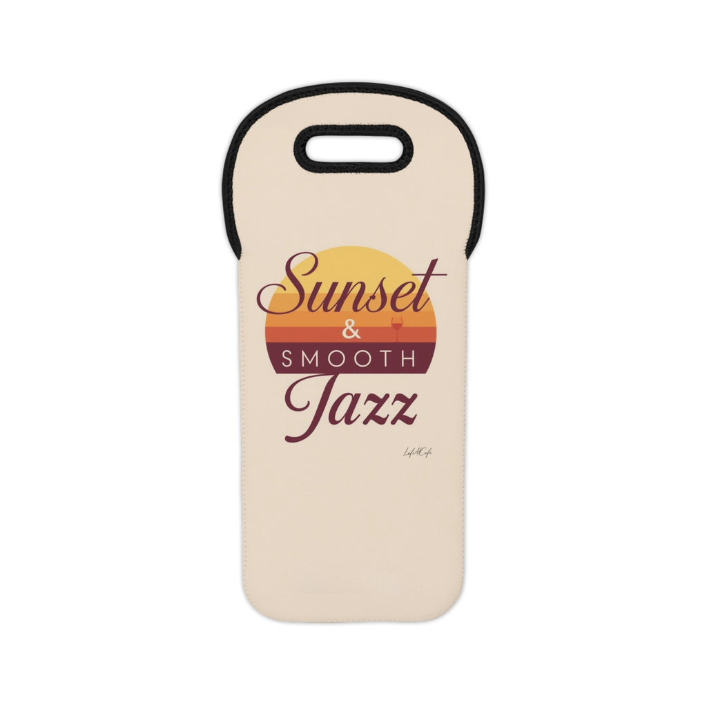 Sunset & Smooth Jazz Wine Tote Bag