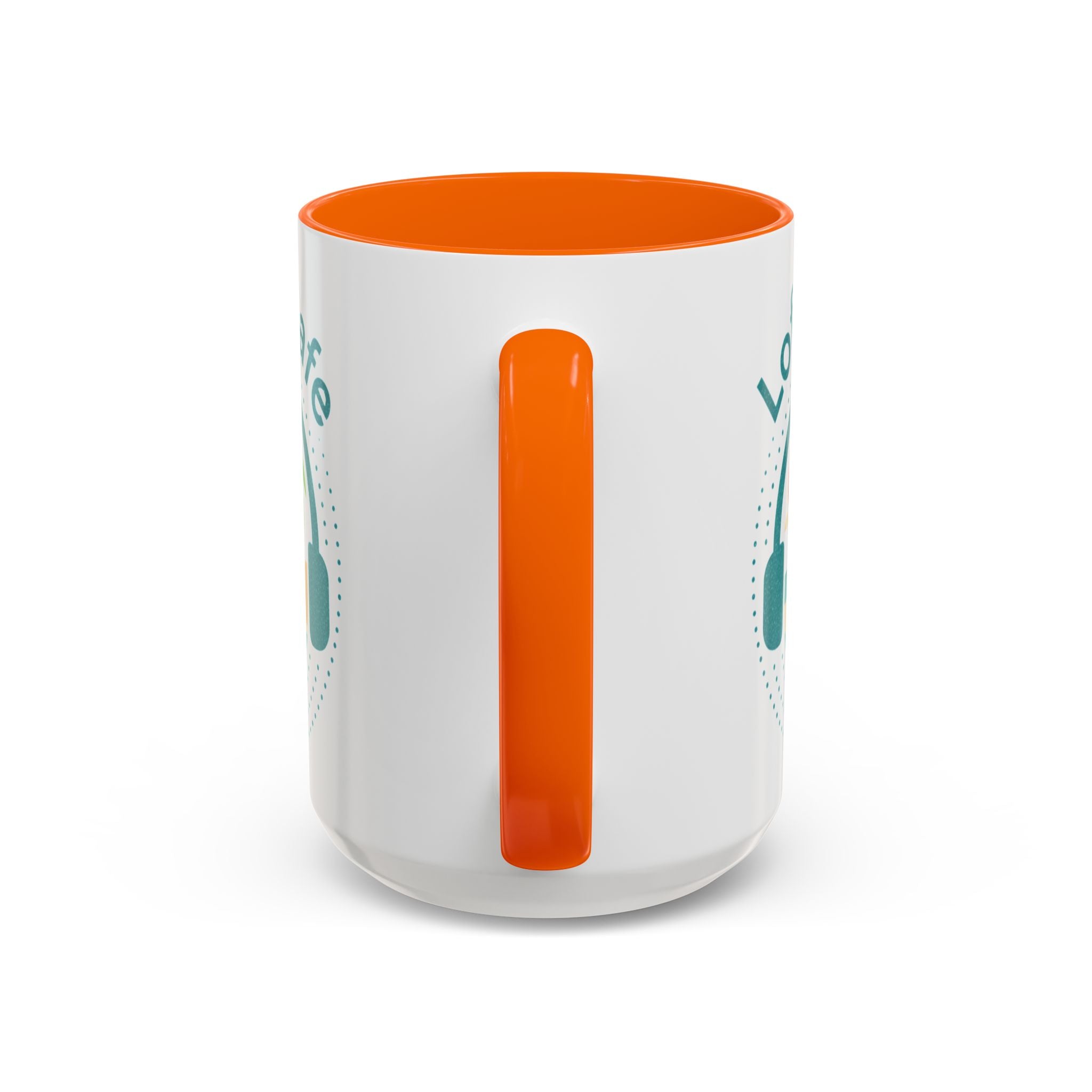 LofiAICafe Tropical Aesthetic Accent Coffee Mug - Coastal Vibes Chill Music Gift(11oz/15oz)