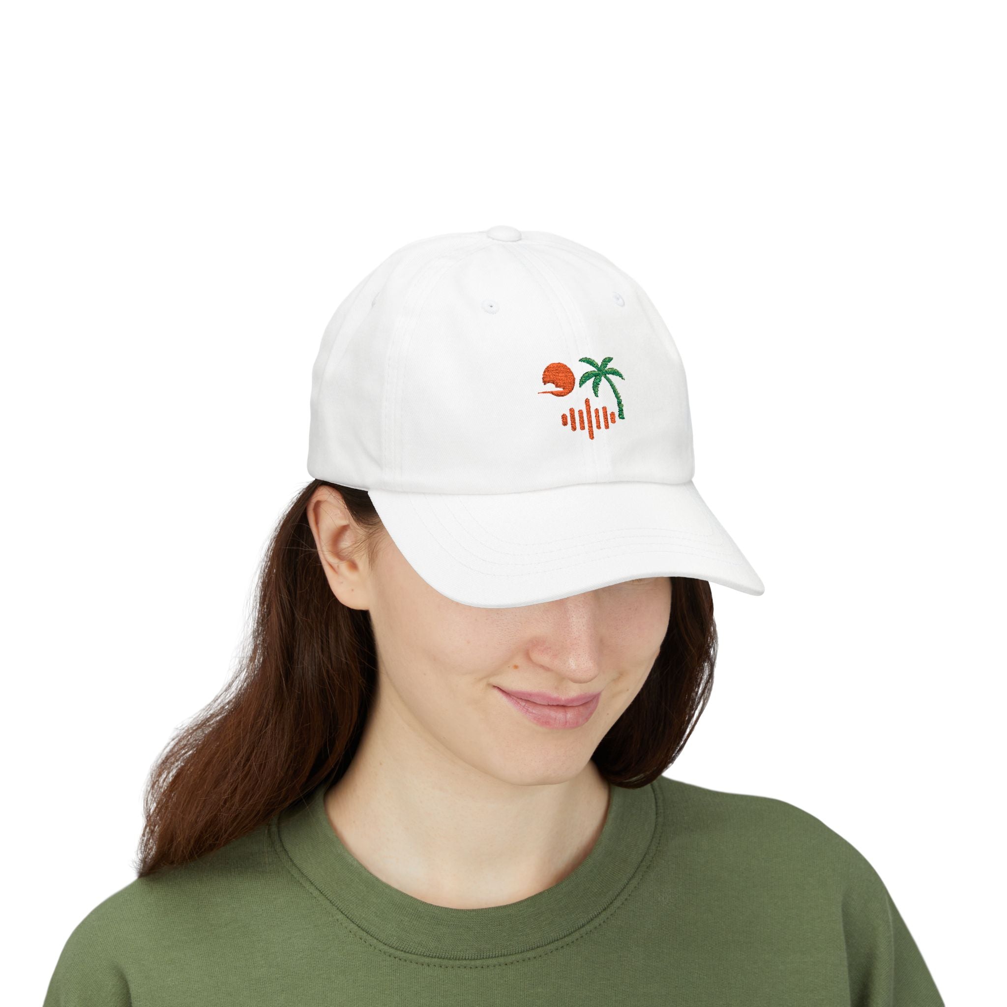 LofiAICafe Logo Dad Cap — Embroidered Signature Brand Hat