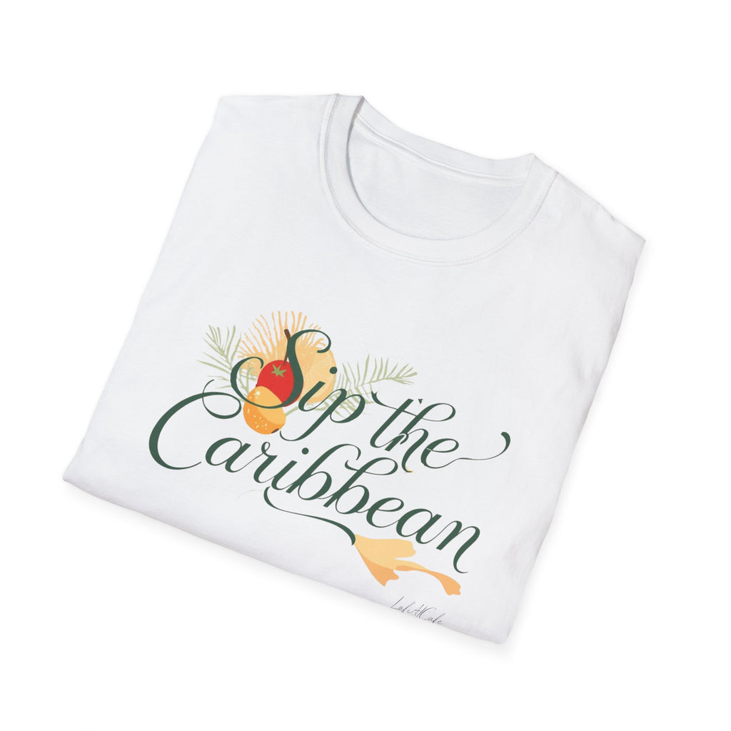 Sip the Caribbean T-Shirt 🌴 | Tropical Vacation Tee, Beach & Resort Wear, Island Lifestyle Shirt