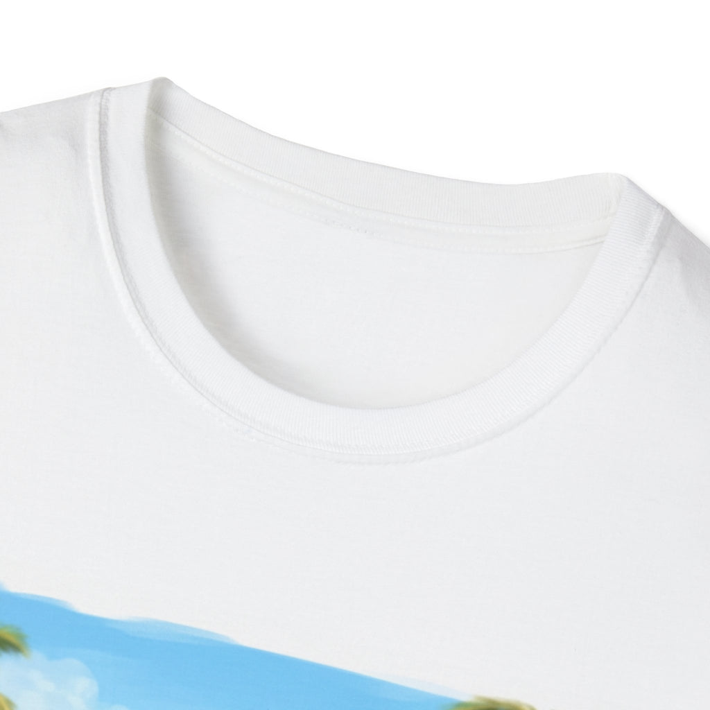 Caribbean Vibes Only T-Shirt 🌴 Colorful Parrot Beach Graphic Tee | Tropical Island Style