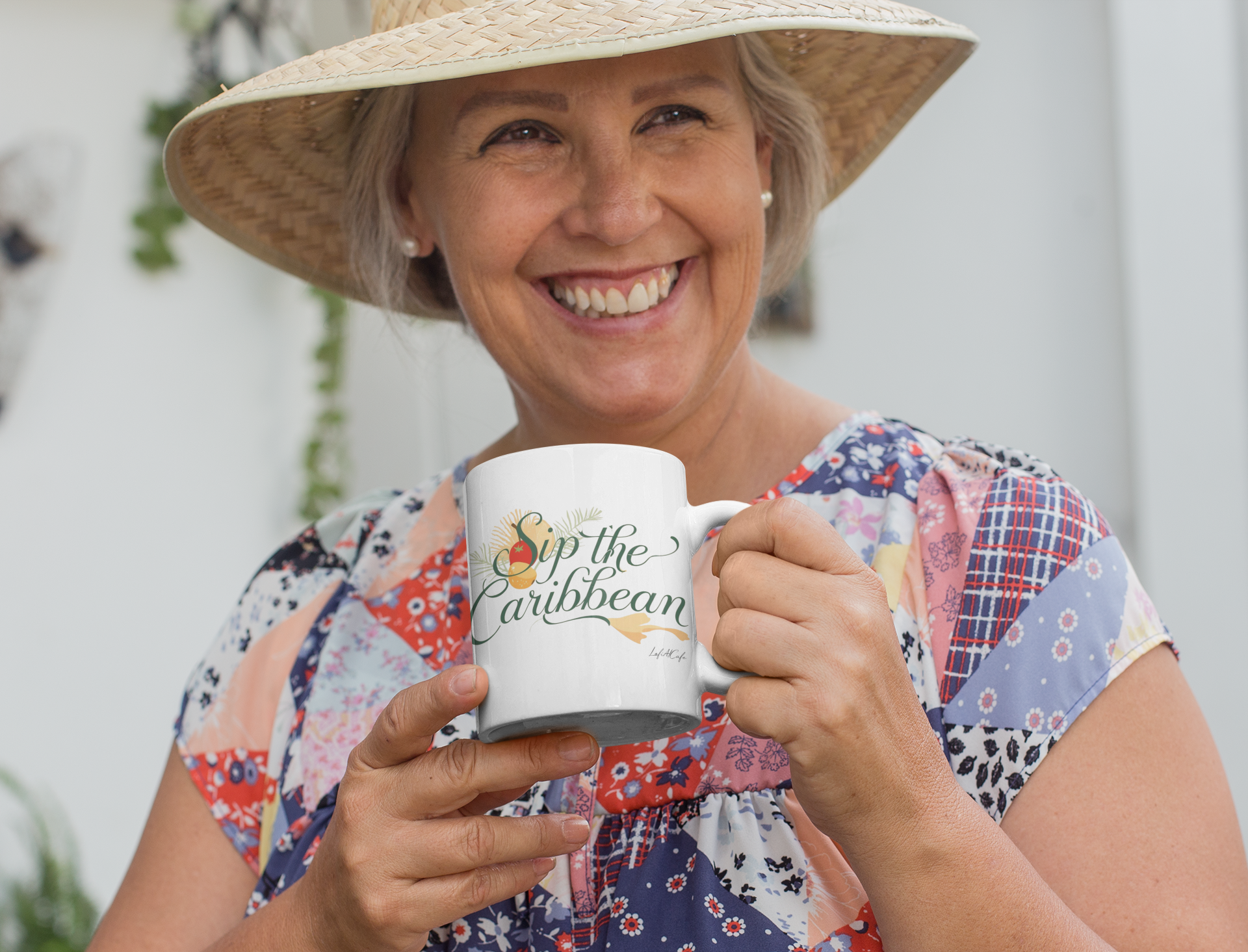 Sip the Caribbean Mug 🌴 | Tropical Coffee Cup, Beach Vibes Mug, Island Lifestyle Ceramic Mug (11oz)