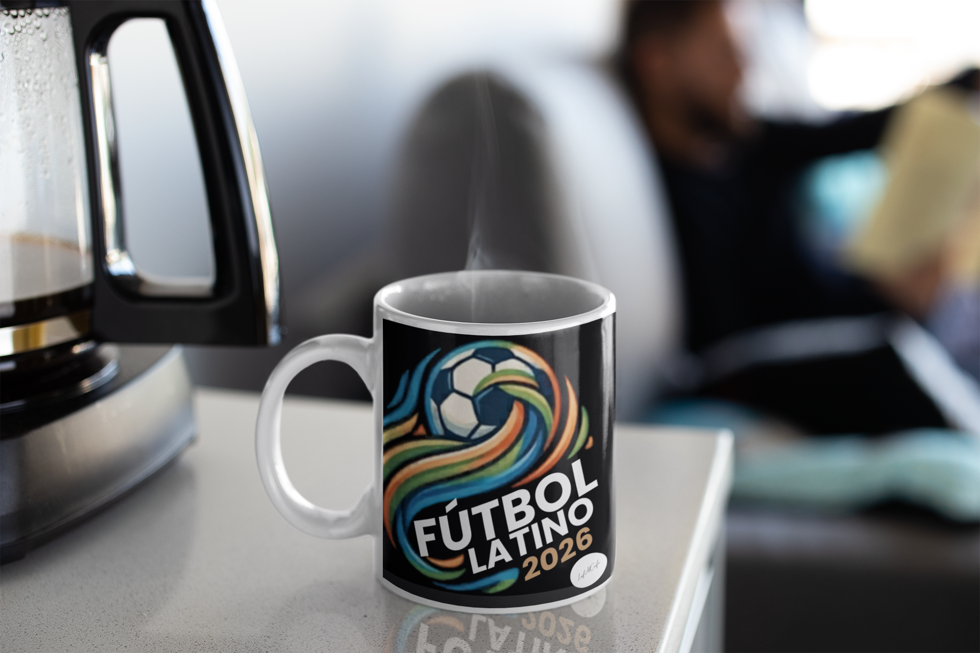 Fútbol Latino 2026 Coffee Mug — Latino Soccer Fan Gift | Black Ceramic Mug 11oz 15oz | Beautiful Game Cup
