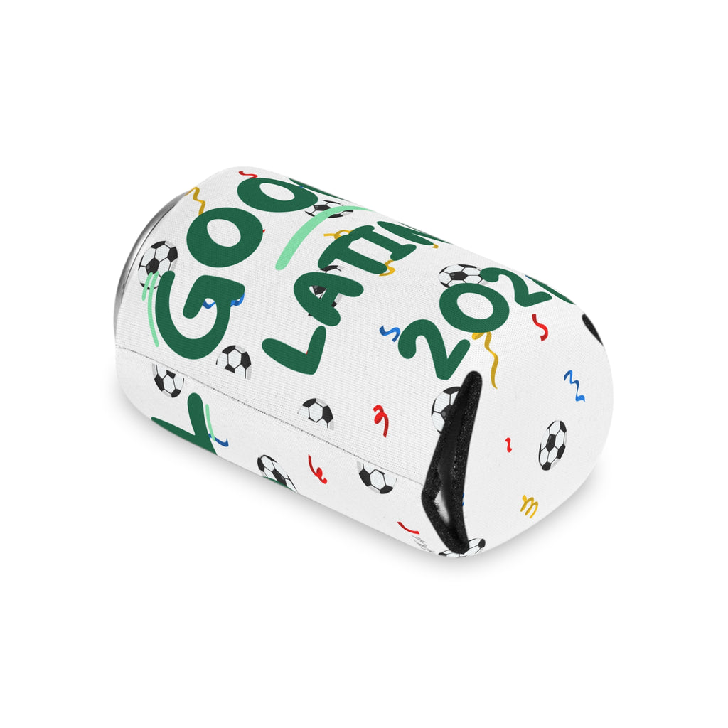 Gool Latino 2026 Can Cooler — Soccer Watch Party Koozie | Latino Fan Gift | Regular & Slim Can Cooler