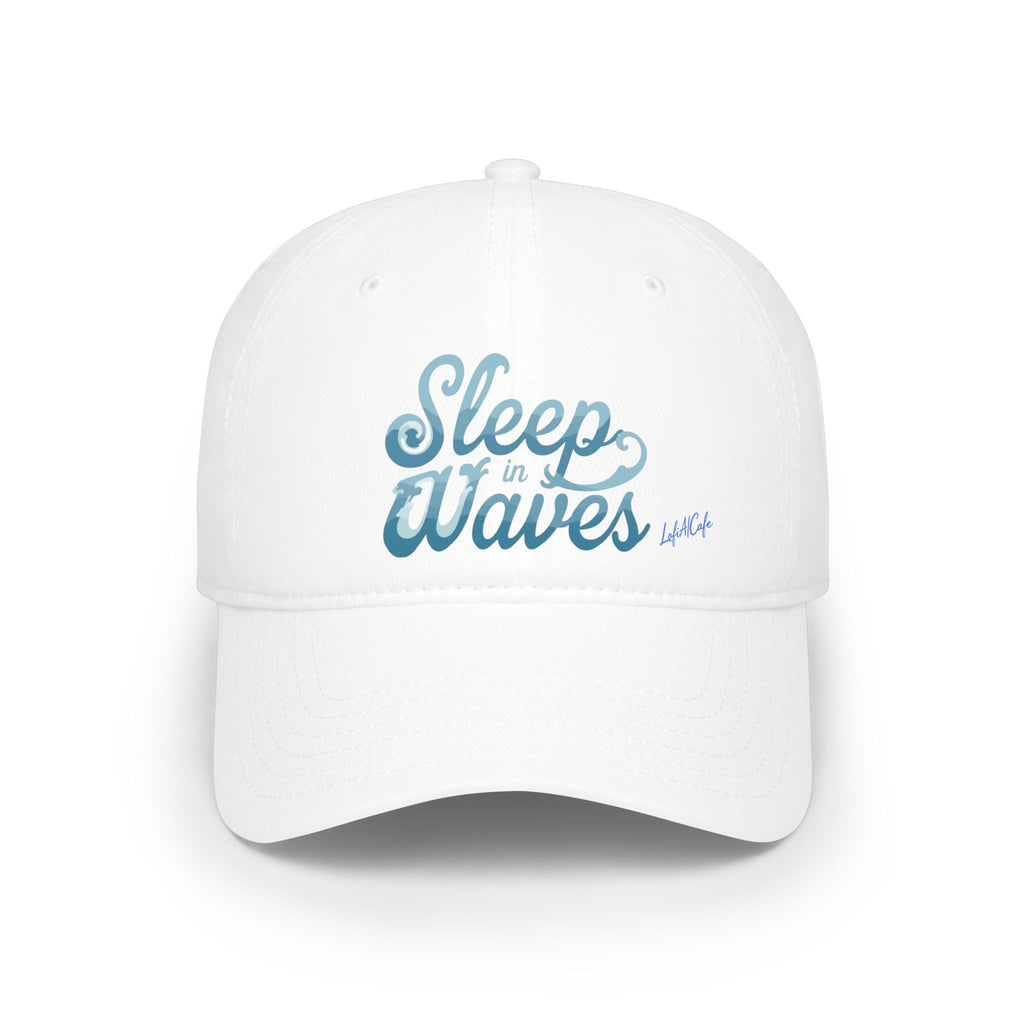 Sleep in Waves Cap 🌊 | Coastal Lifestyle Hat, Ocean Vibes Premium Summer Cap