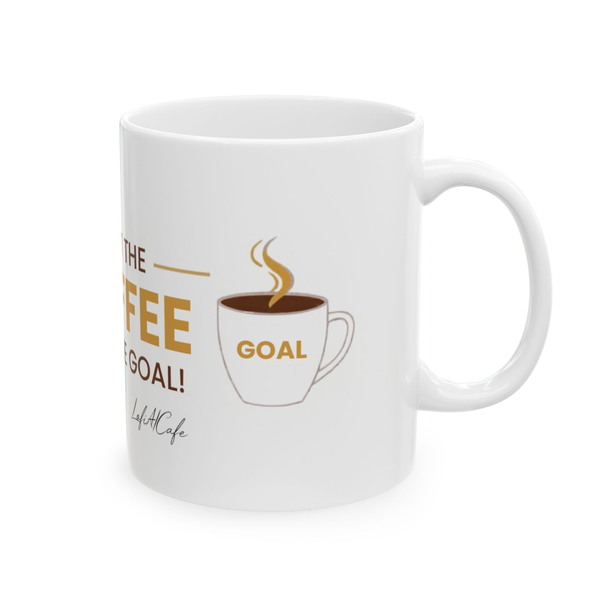 Soccer Fan Coffee Mug – "First the Coffee, Then the Goals" | Funny Soccer Gift | Ceramic Mug 11oz 15oz