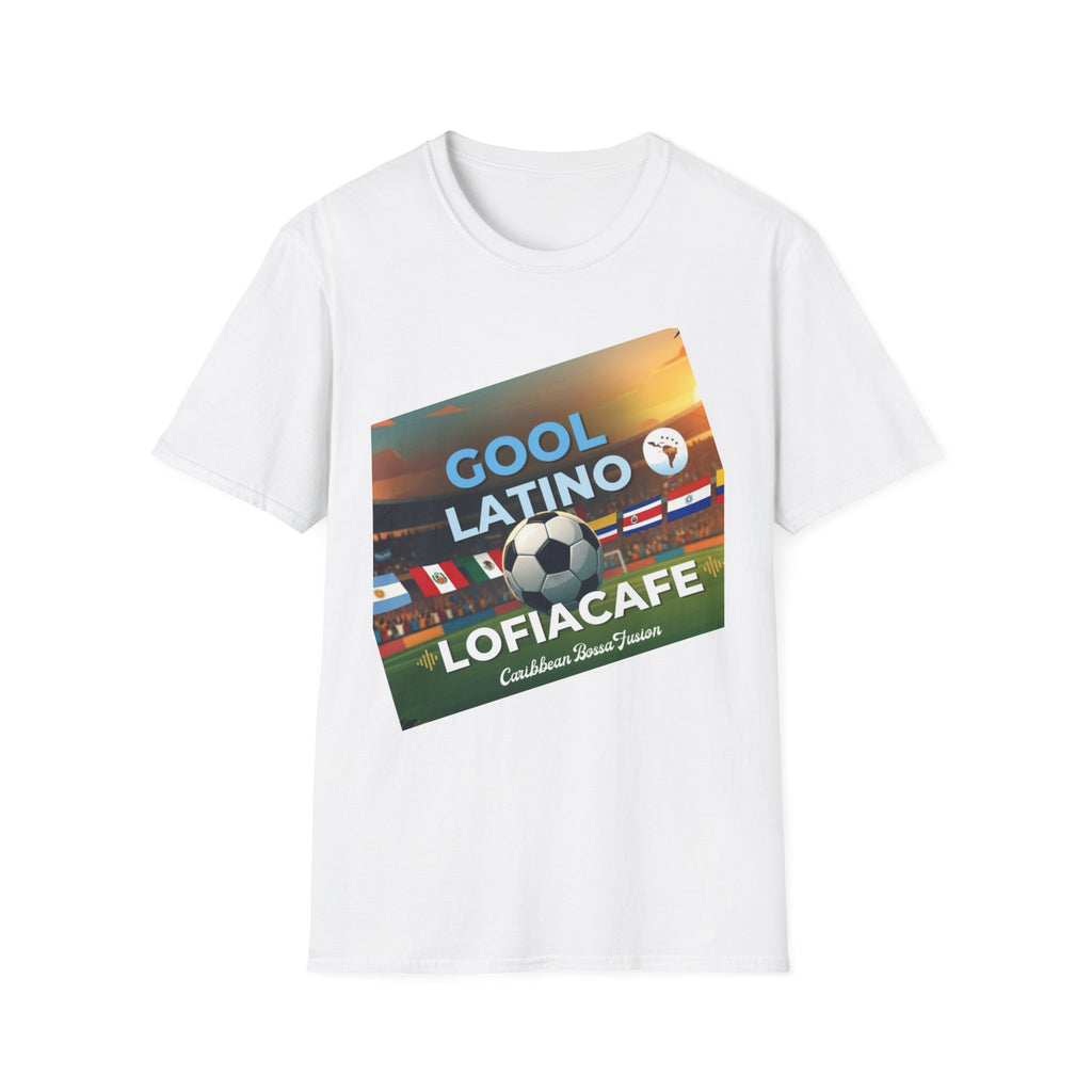 Gool Latino Soft Tee — LofiAICafe Caribbean Bossa Fusion | Lightweight Soccer Fan Shirt | Unisex 2026